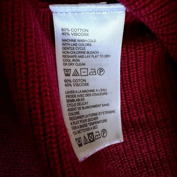 Tommy Bahama Women’s Size Medium Bonita Dolman Boatneck Sweater Ribbed Pink - Picture 4 of 8